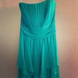 David’s Bridal Bridesmaid dress- Seaglass